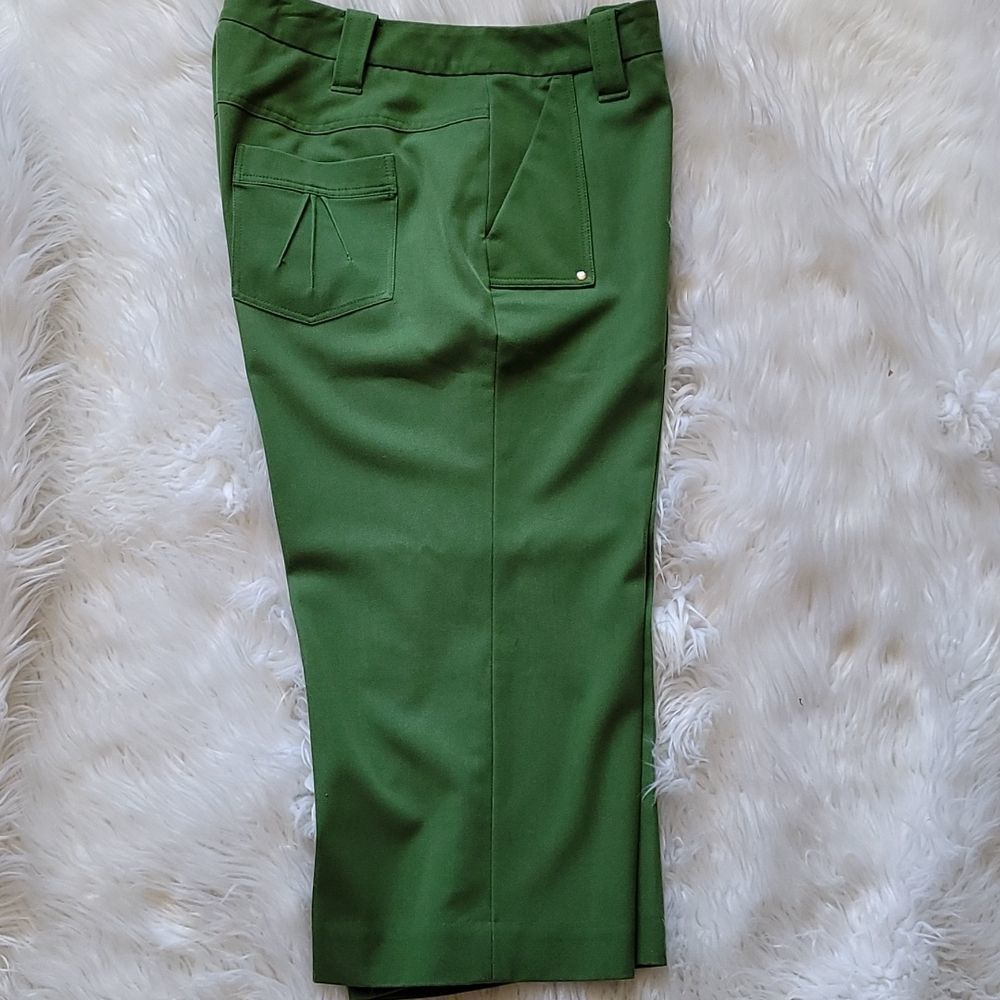 Vintage Kelly Green Saragango Collection  Coutour  Dress Gaucho  Pants - Picture 7 of 11